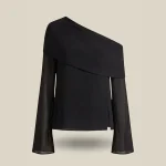 The Off shoulder Blouse - Negro