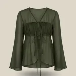 The Ripple Blouse - Verde
