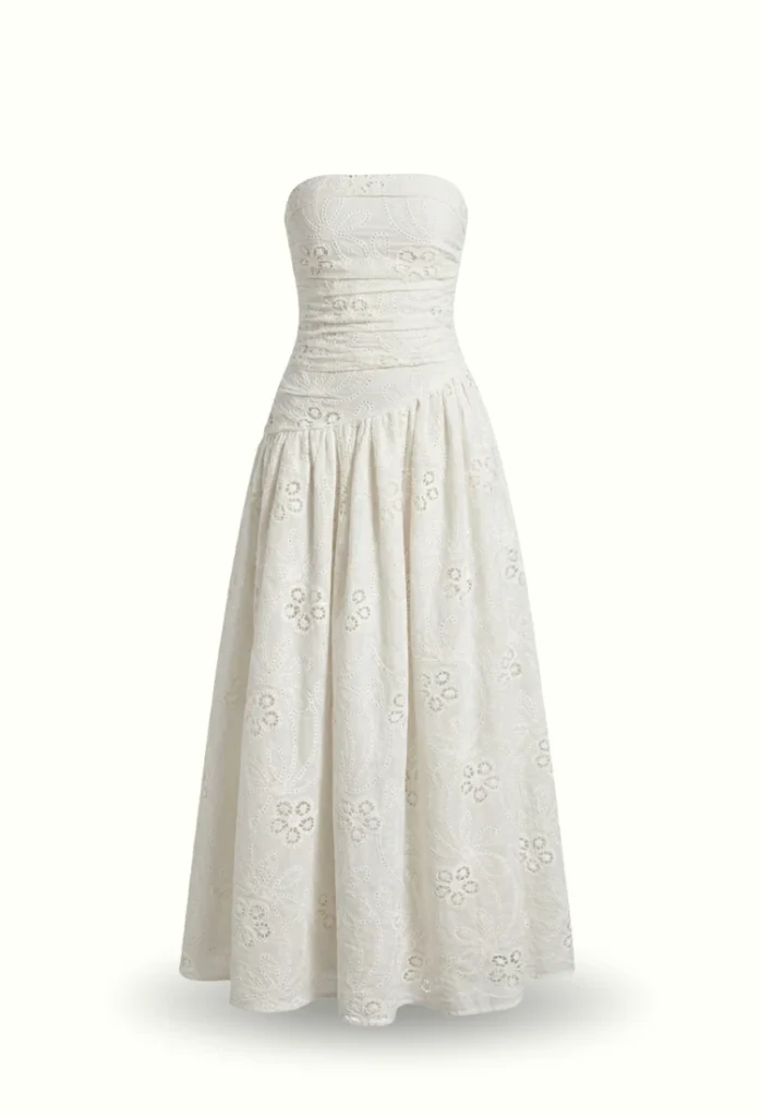 Vestido Capri - Ivory Crochet